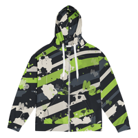 Puck Stripe Zip Hoodie
