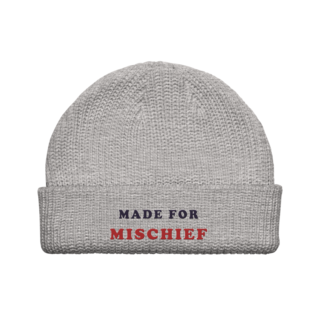Made for Mischief Beanie, front