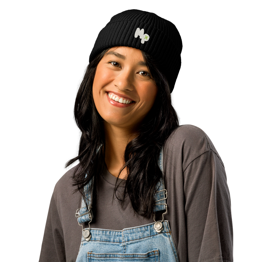 MP Monogram Beanie, front view 2
