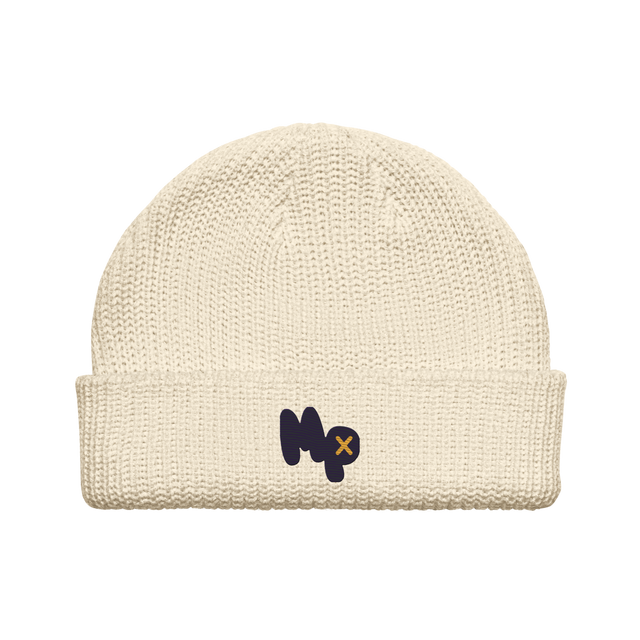 Plum Monogram Beanie
