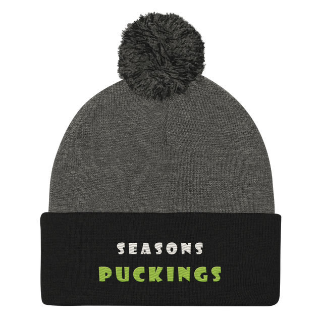 Seasons Puckings Pom-Pom Beanie
