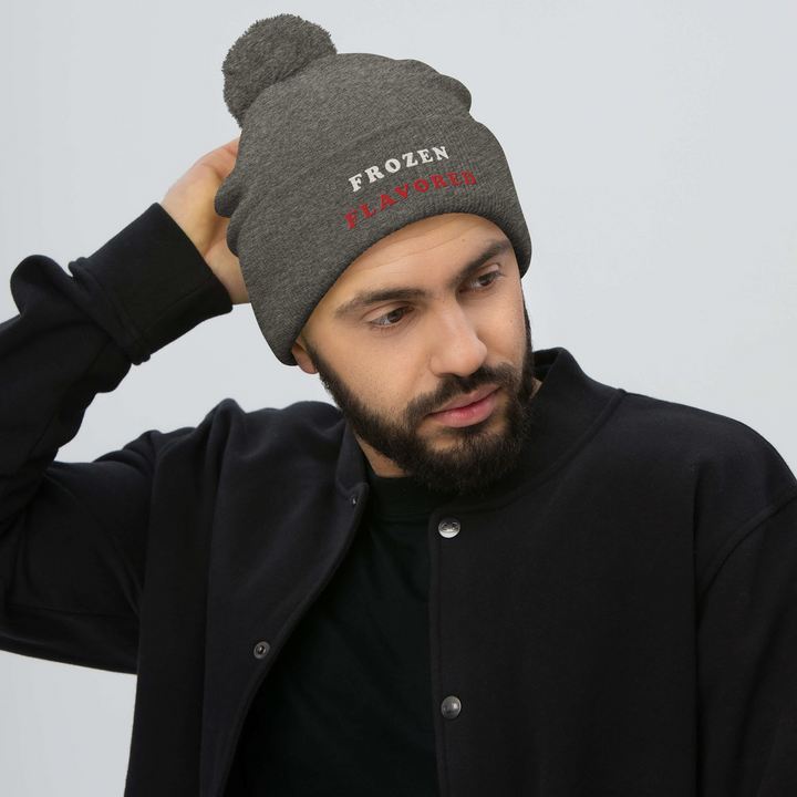 Frozen Flavored Pom-Pom Beanie, front view 3