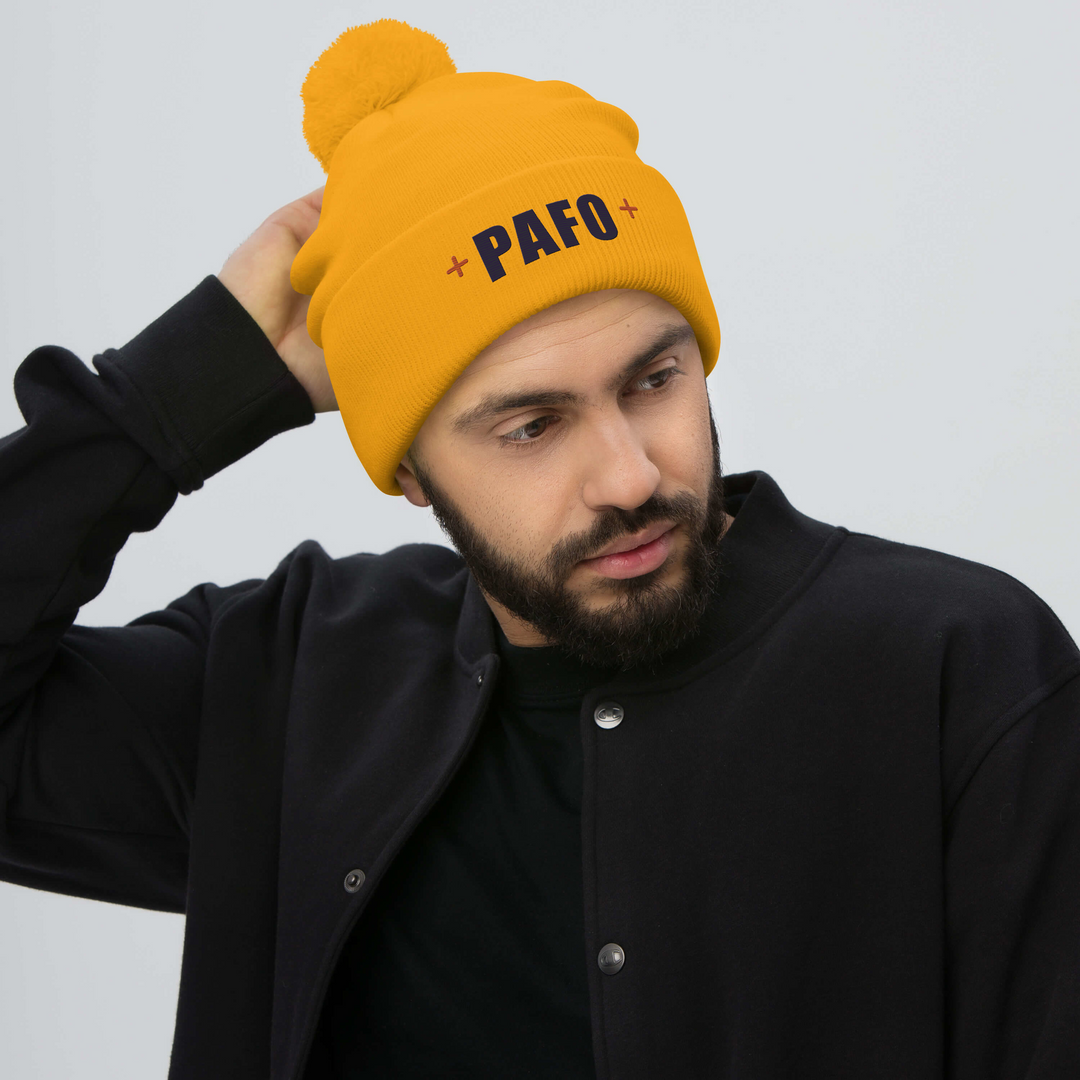 PAFO Frost Pom-Pom Beanie, front view 3