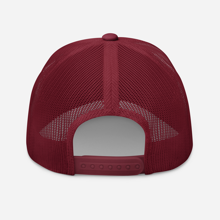 Puck Around Arc Trucker Cap, back