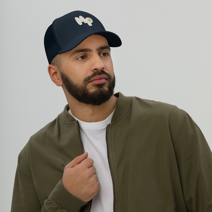 MP Monogram Trucker Cap, front view 4