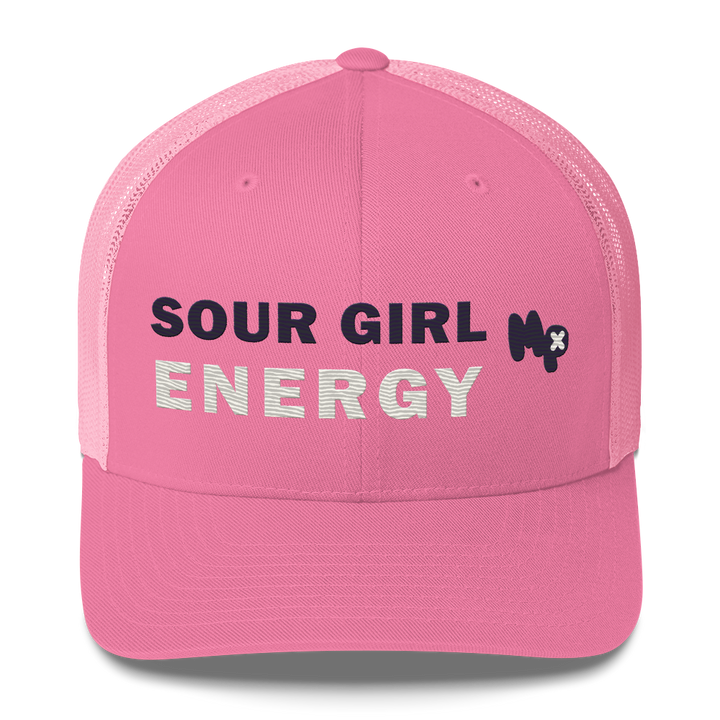 Sour Girl Energy Trucker Cap, front