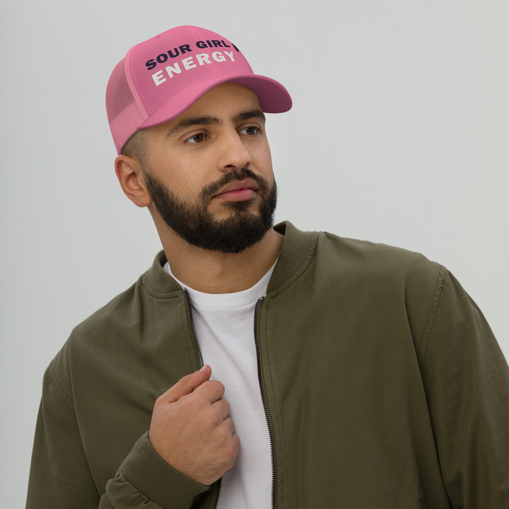 Sour Girl Energy Trucker Cap, front view 3