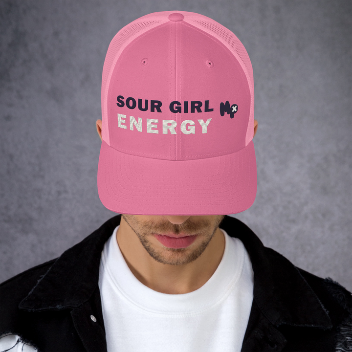 Sour Girl Energy Trucker Cap, front view 4