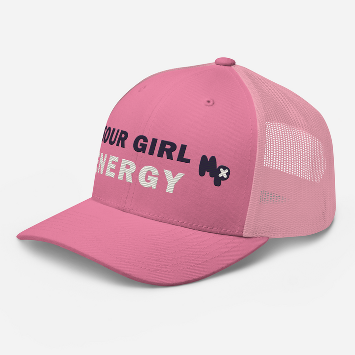 Sour Girl Energy Trucker Cap, left front