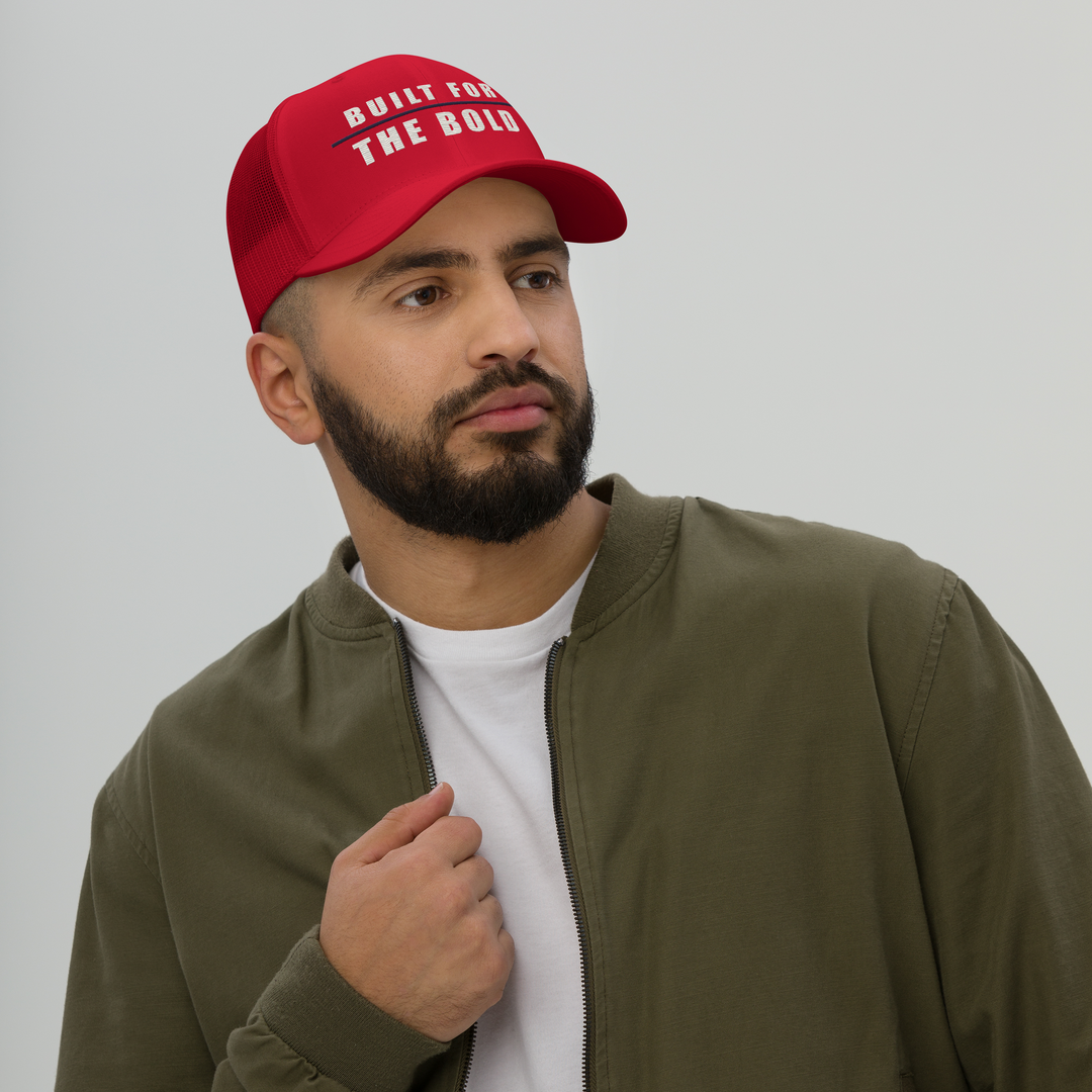 Built for the Bold Trucker Cap, front view 3