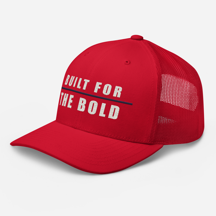 Built for the Bold Trucker Cap, left front