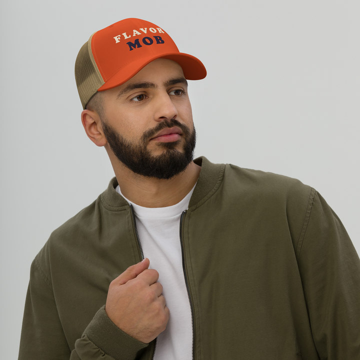 Flavor Mob Trucker Cap, front view 3